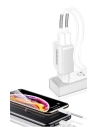 Hurtownia GSM - Hálózati töltő Dudao 2x USB 5V/2.4A fehér (A2EU white) - DDA27 - {ean13} - Hurt