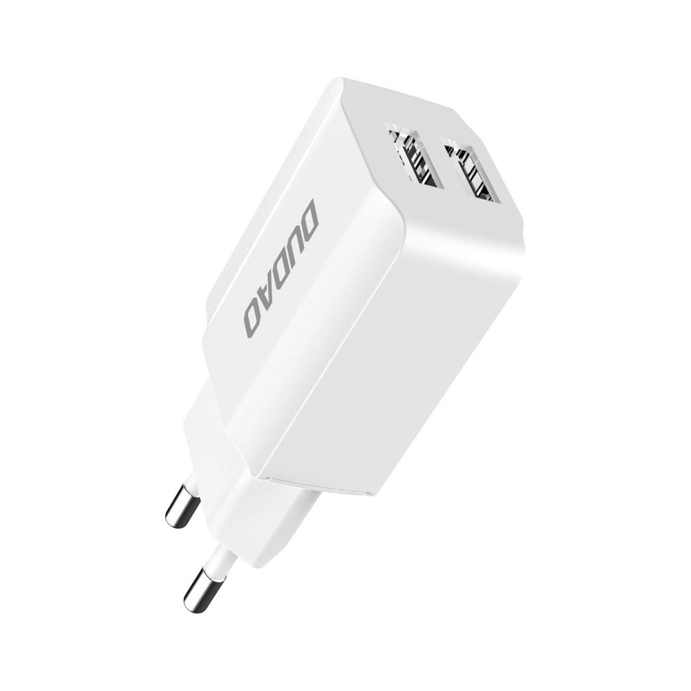 Hurtownia GSM - Nabíječka Dudao 2x USB 5V/2.4A + bílý microUSB kabel (A2EU) - DDA30 - {ean13} - Hurt