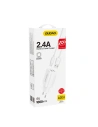 Wholesale Dudao EU wall charger 2x USB 5V / 2.4A + micro USB cable white (A2EU + Micro white) - DDA30 - {ean13} - Hurt