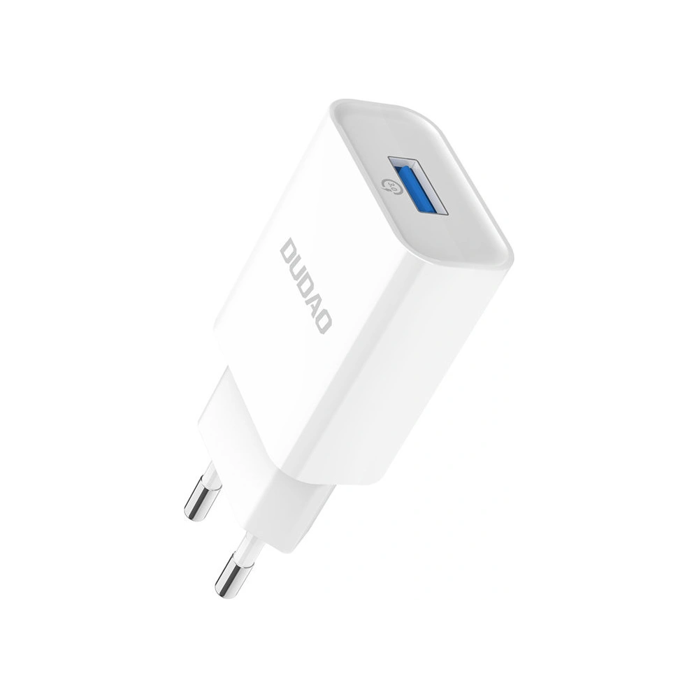 Hurtownia GSM - Ładowarka sieciowa Dudao USB 5V/2.4A QC3.0 Quick Charge 3.0 + kabel USB-C biały (A3EU + Type-c white) - DDA33 - {ean13} - Hurt