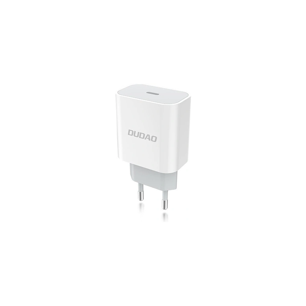 Hurtownia GSM - Încărcător de rețea Dudao USB-C Power Delivery 18W + cablu USB-C/Lightning 1m alb (A8EU) - DDA34 - {ean13} - Hurt