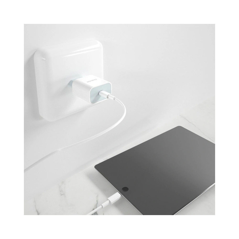 Hurtownia GSM - Netzteil Dudao USB-C Power Delivery 18W + USB-C/Lightning Kabel 1m weiß (A8EU) - DDA34 - {ean13} - Hurt