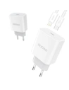 Hurtownia GSM - Încărcător de rețea Dudao USB-C Power Delivery 18W + cablu USB-C/Lightning 1m alb (A8EU) - DDA34 - {ean13} - Hurt
