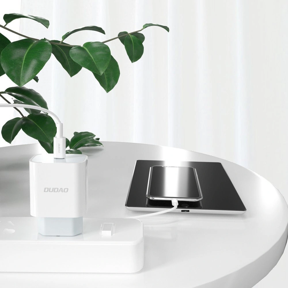 Hurtownia GSM - Nabíječka Dudao USB-C Power Delivery 18W + kabel USB-C/Lightning 1m bílá (A8EU) - DDA34 - {ean13} - Hurt