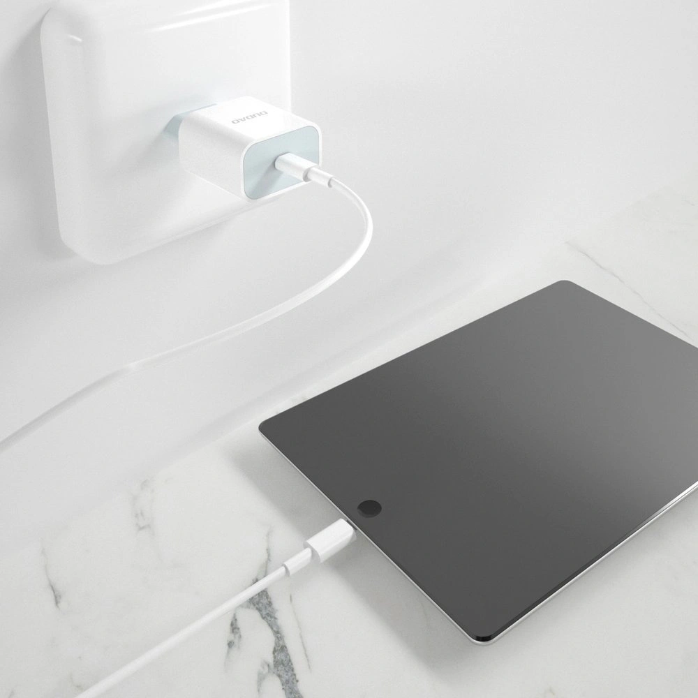 Hurtownia GSM - Netzteil Dudao USB-C Power Delivery 18W + USB-C/Lightning Kabel 1m weiß (A8EU) - DDA34 - {ean13} - Hurt