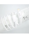 Wholesale Dudao fast EU USB Type C Power Delivery 18W charger + cable USB Type C / Lightning cable 1m white (A8EU + PD cable white) - DDA34 - {ean13} - Hurt