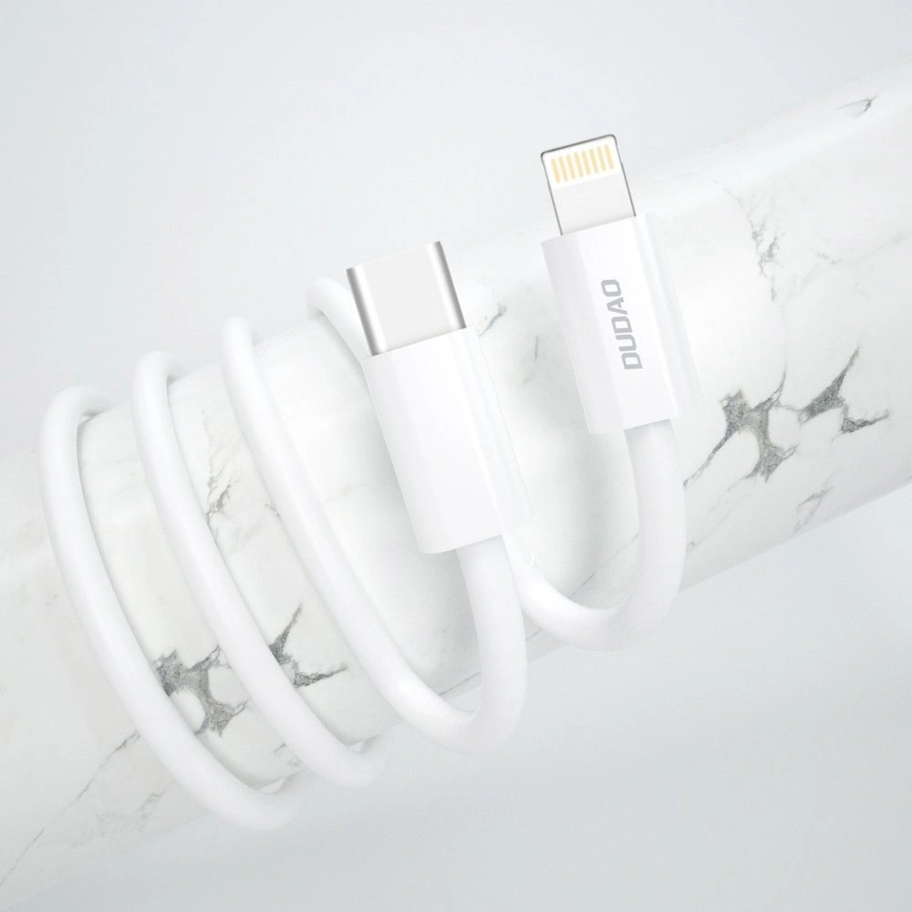 Hurtownia GSM - Netzteil Dudao USB-C Power Delivery 18W + USB-C/Lightning Kabel 1m weiß (A8EU) - DDA34 - {ean13} - Hurt