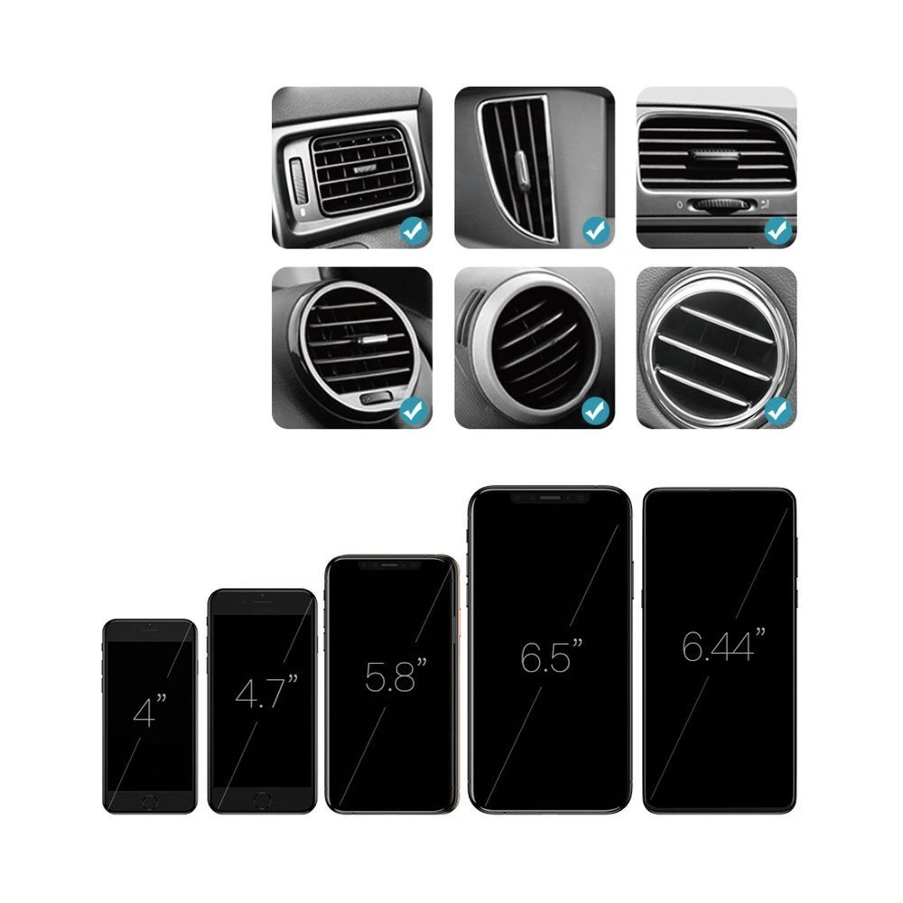 Wholesale Dudao gravity car mount air vent black (F5S black) - DDA35 - {ean13} - Hurt