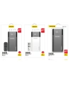 Wholesale Dudao powerbank 4x USB 30000mAh with LCD 3A display black (K8Max black) - DDA36 - {ean13} - Hurt