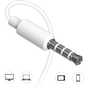 Hurtownia GSM - Sluchátka Dudao mini jack 3.5mm bílá (X10S) - DDA37 - {ean13} - Hurt