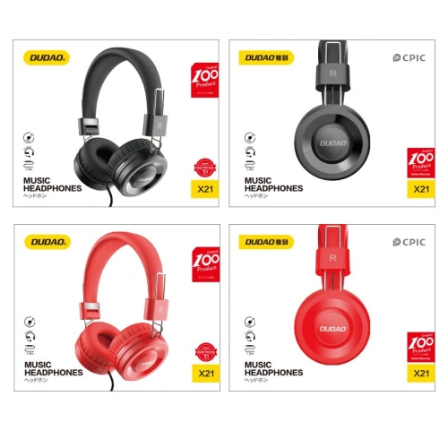 Słuchawki Dudao czarny (X21)