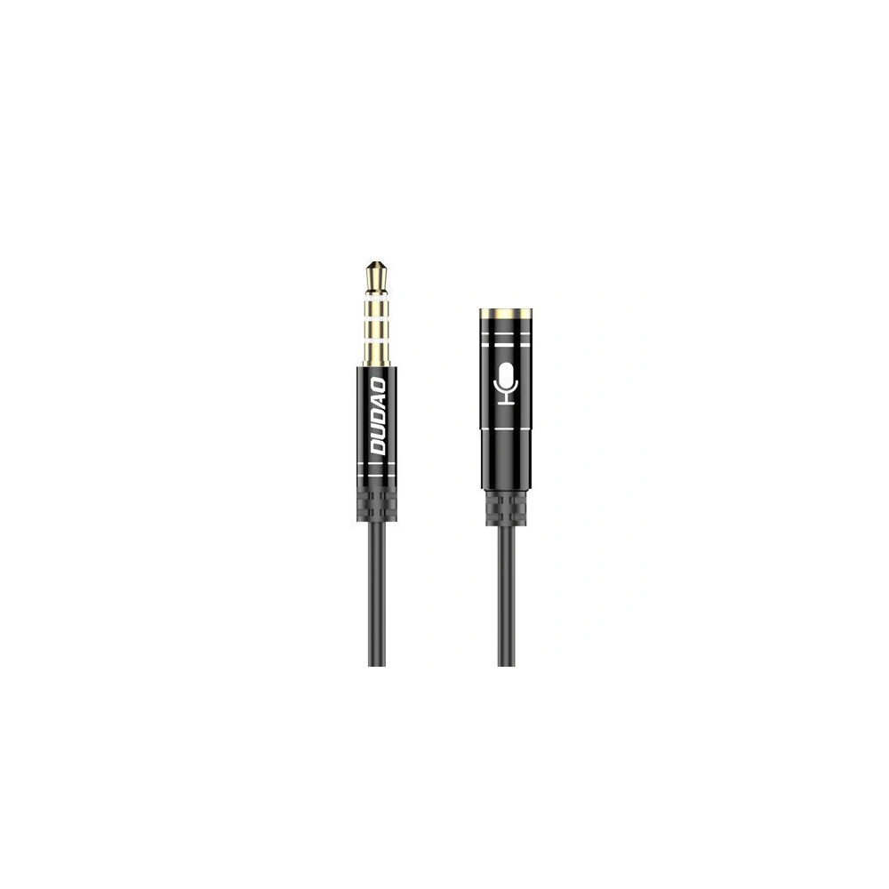 Hurtownia GSM - Kabel audio prodlužovač Dudao AUX pro sluchátka s mikrofonem 3,5 mm mini jack černý - DDA40 - {ean13} - Hurt