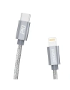 Kabel Dudao USB-C/Lightning Power Delivery 45W 1m šedý (L5Pro)