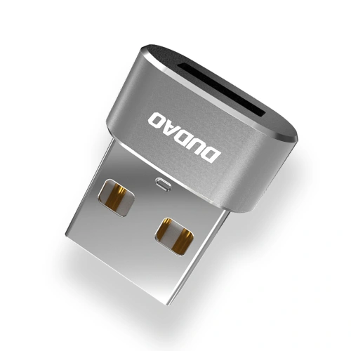 Adapter Dudao USB-C/USB czarny (L16AC)