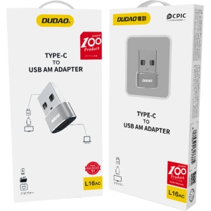 Hurtownia GSM - Adaptér Dudao USB-C/USB černý (L16AC) - DDA44 - {ean13} - Hurt