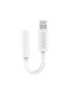 Adaptér audio Dudao Lightning/mini jack 3,5mm bílý (L16i)