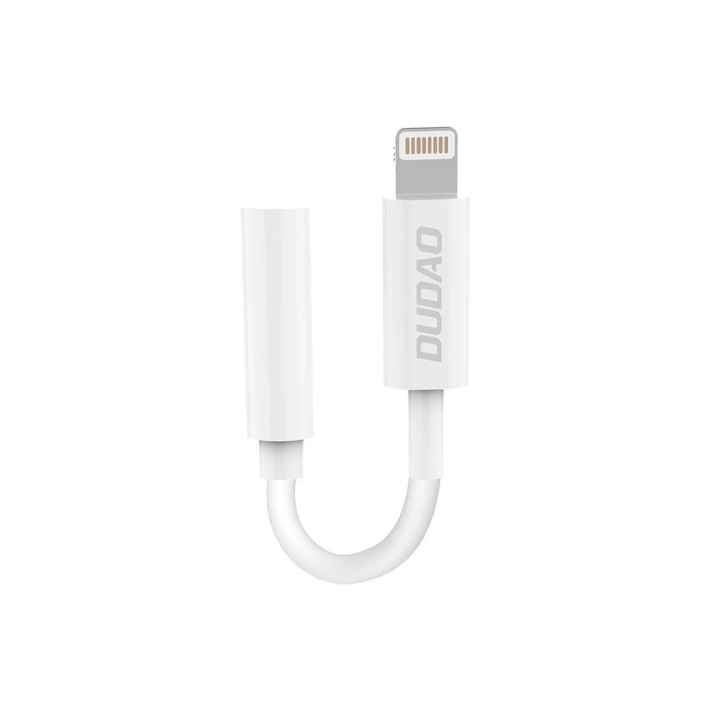 Hurtownia GSM - Adaptér audio Dudao Lightning/mini jack 3,5mm bílý (L16i) - DDA45 - {ean13} - Hurt