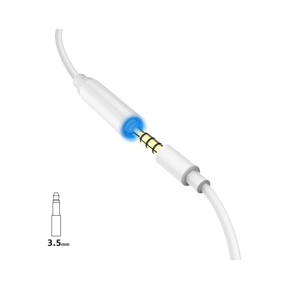 Hurtownia GSM - Adaptér audio Dudao Lightning/mini jack 3,5mm bílý (L16i) - DDA45 - {ean13} - Hurt