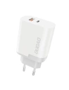 Dudao USB / USB wall charger Type C Power Delivery Quick Charge 3.0 3A 22.5W white (A6xsEU white)