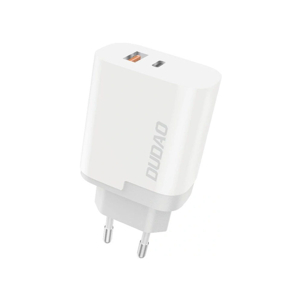 Hurtownia GSM - Încărcător de rețea Dudao USB/USB-C Power Delivery Quick Charge 3.0 3A 22,5W alb (A6xsEU white) - DDA46 - {ean13} - Hurt