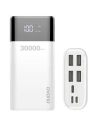 Dudao powerbank 4x USB 30000mAh with LCD 3A display white (K8Max white)