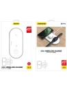 Hurtownia GSM - Vezeték nélküli töltő Dudao 3w1 Qi telefonhoz/fülhallgatóhoz AirPods/Apple Watch 38mm fehér (A11) - DDA49 - {ean13} - Hurt