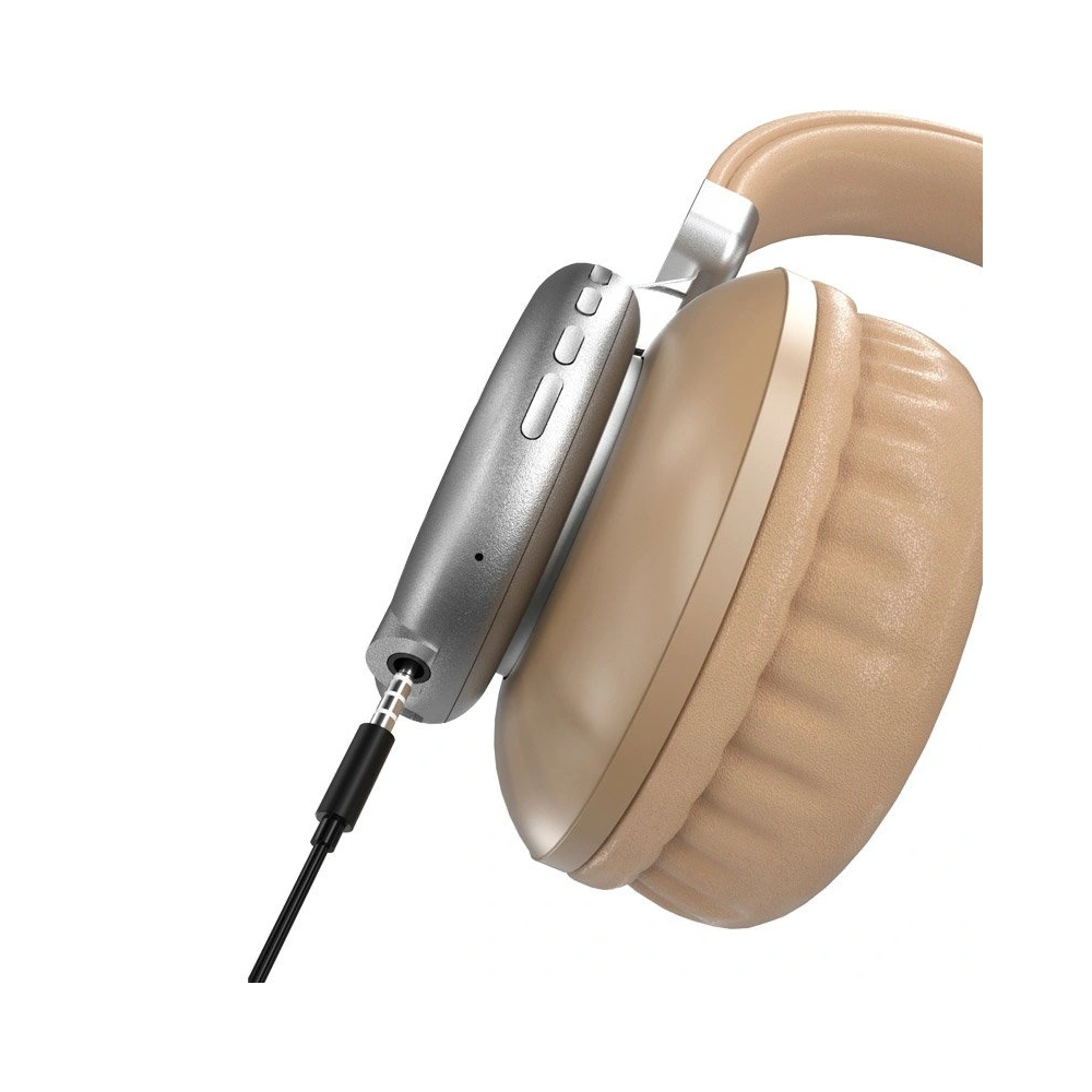 Hurtownia GSM - Căști wireless over-ear Dudao Bluetooth microSD aurii (X22) - DDA51 - {ean13} - Hurt