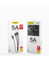 Hurtownia GSM - Kabel Dudao 3w1 USB - Lightning/USB-C/microUSB 5A 38cm černý (L10pro) - DDA52 - {ean13} - Hurt