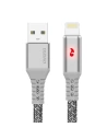 Kábel Dudao USB - Lightning 1m 3A LED szürke (L7xL)