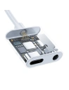 Hurtownia GSM - Adaptér audio Dudao USB-C - USB-C/3,5mm mini jack bílý (L13T) - DDA61 - {ean13} - Hurt