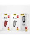 Hurtownia GSM - Nabíječka do auta Dudao 3,4A 2xUSB červená (R6S) - DDA62 - {ean13} - Hurt