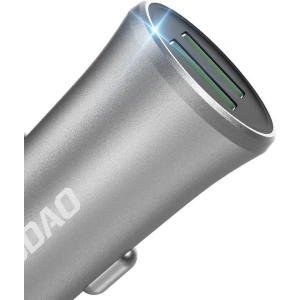 Hurtownia GSM - Auto nabíječka Dudao 3,4A 2xUSB stříbrná (R6S) - DDA64 - {ean13} - Hurt