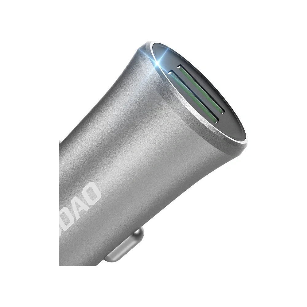 Hurtownia GSM - Auto nabíječka Dudao 3,4A 2xUSB stříbrná (R6S) - DDA64 - {ean13} - Hurt