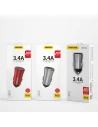 Hurtownia GSM - Auto nabíječka Dudao 3,4A 2xUSB stříbrná (R6S) - DDA64 - {ean13} - Hurt