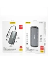 Wholesale Hub Dudao 11in1 USB-C - USB-C PD 60 W/HDMI/3,5 mm mini jack/USB 2.0/card reader/VGA/RJ45/3x USB 3.2 Gen 1 gray (A15Pro) - DDA66 - {ean13} - Hurt