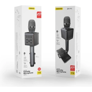 Wholesale Dudao Wireless Bluetooth Karaoke Microphone Speaker Phone Holder Black (Y16 black) - DDA67 - {ean13} - Hurt
