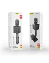 Hurtownia GSM - Bezdrátový mikrofon na karaoke Dudao Bluetooth reproduktor držák na telefon černý (Y16) - DDA67 - {ean13} - Hurt