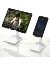 Wholesale Dudao desk telescopic stand foldable phone holder tablet white (F5XS whie) - DDA70 - {ean13} - Hurt
