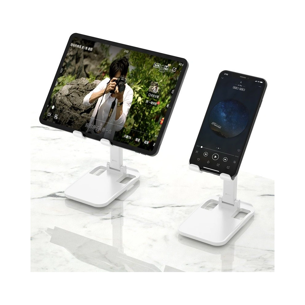 Wholesale Dudao desk telescopic stand foldable phone holder tablet white (F5XS whie) - DDA70 - {ean13} - Hurt