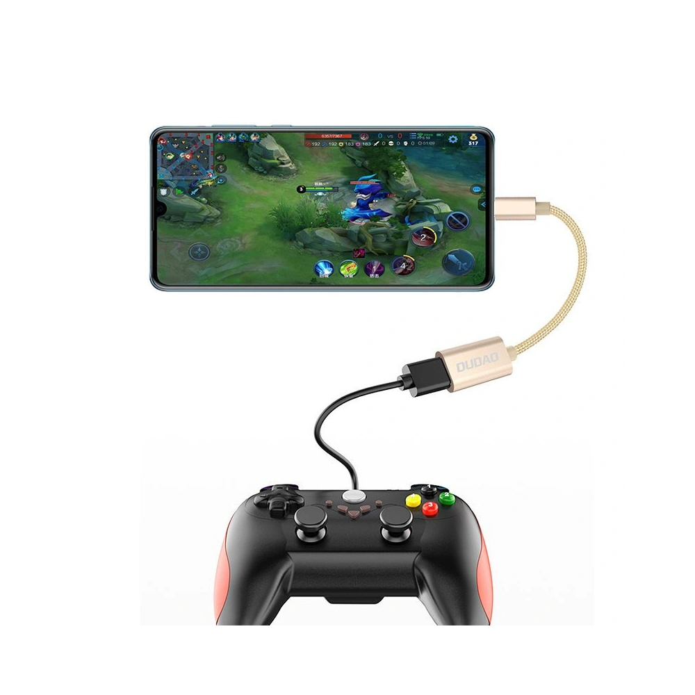 Hurtownia GSM - Adaptér Dudao OTG USB 2.0/USB-C šedý (L15T) - DDA71 - {ean13} - Hurt