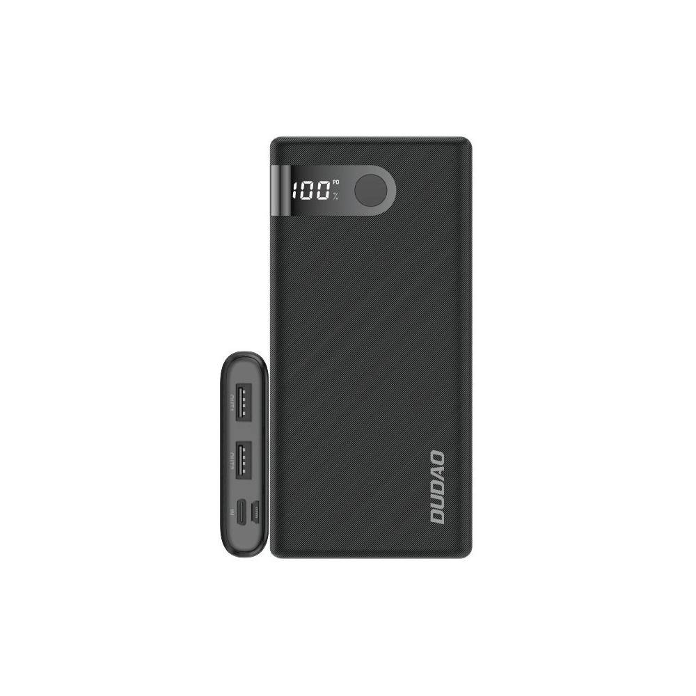 Hurtownia GSM - Powerbank Dudao 10000mAh 2xUSB/USB-C/microUSB 2A ecran LED negru (K9Pro-02) - DDA74 - {ean13} - Hurt