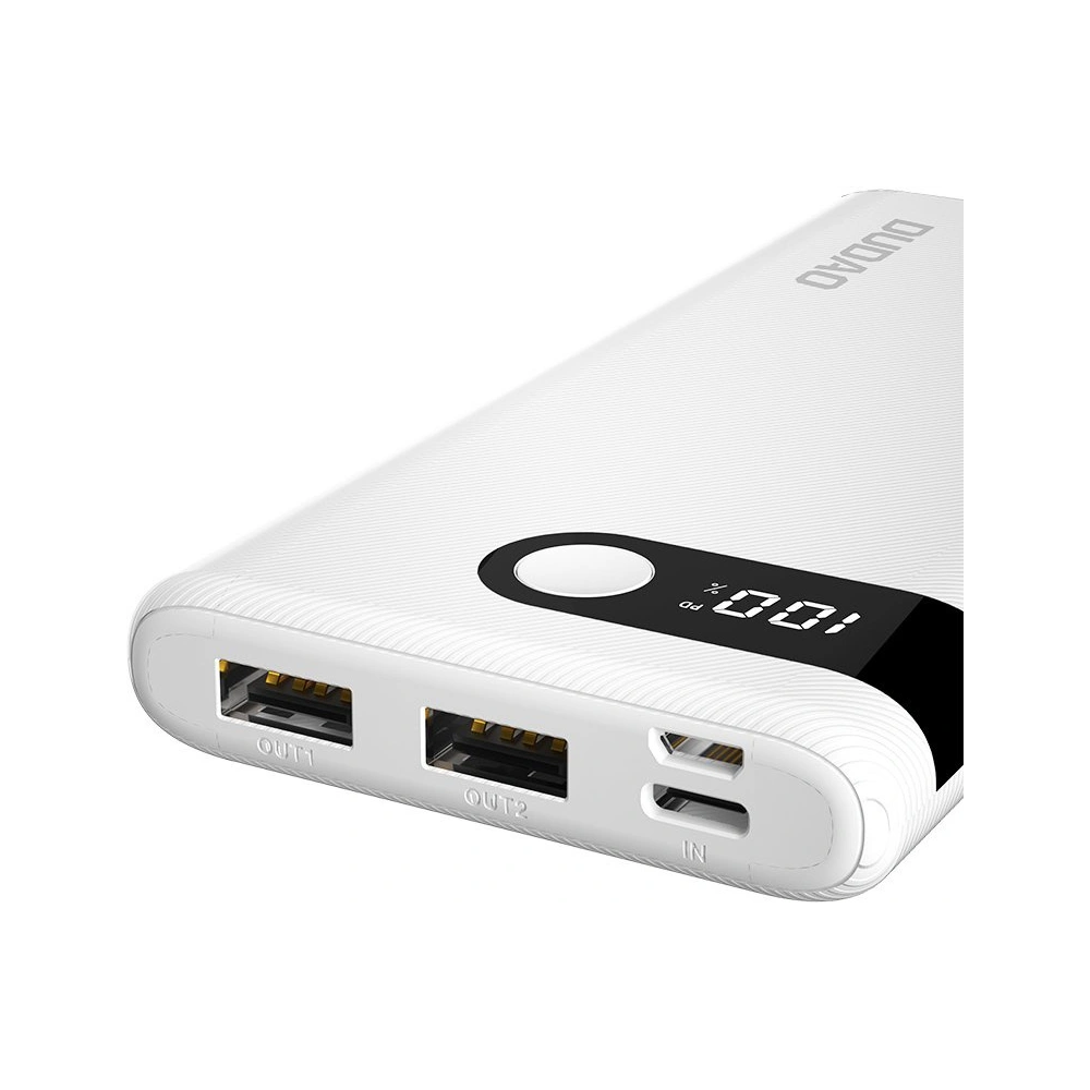 Wholesale Dudao powerbank 10000 mAh 2x USB / USB Type C / micro USB 2 A with LED screen black (K9Pro-02) - DDA74 - {ean13} - Hurt