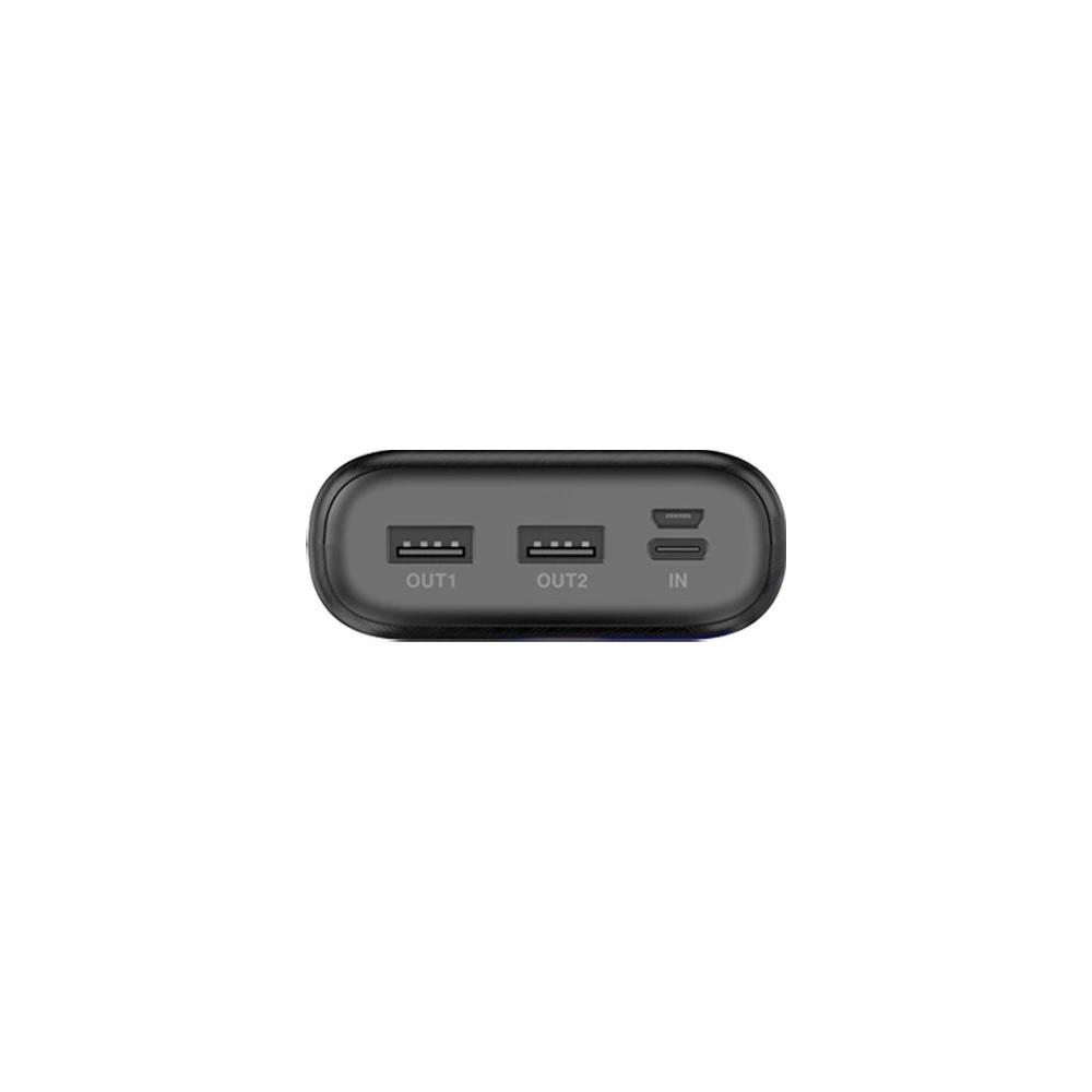 Wholesale Dudao powerbank 20000 mAh 2x USB / USB Type C / micro USB 2 A with LED screen black (K9Pro-06) - DDA76 - {ean13} - Hurt