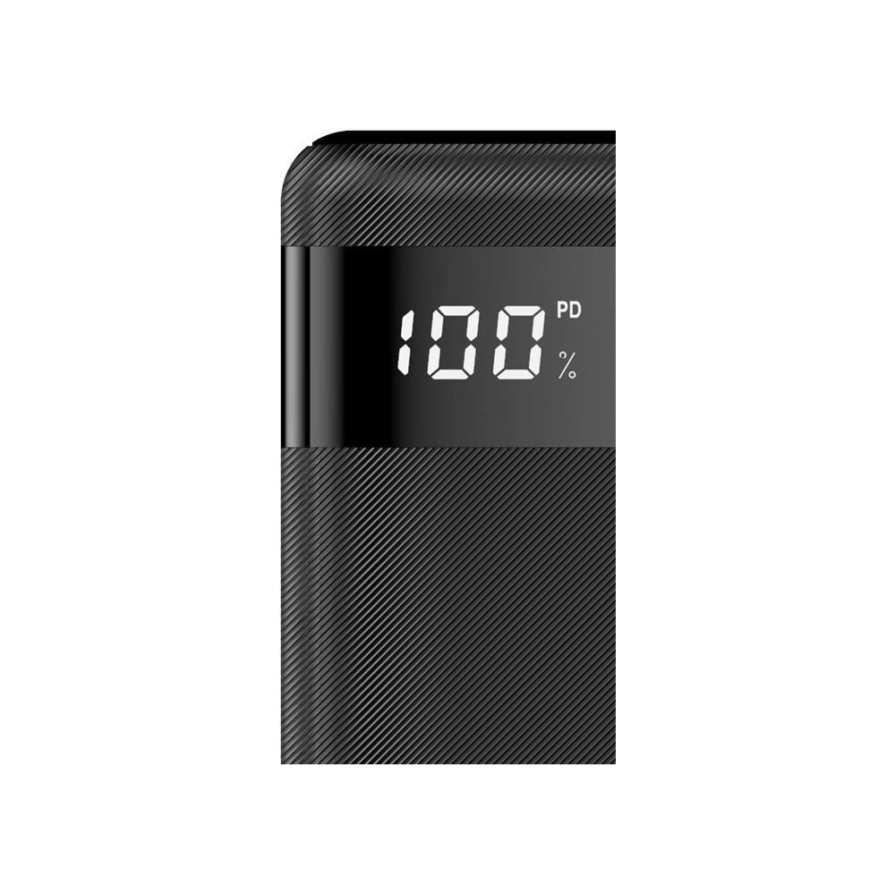 Wholesale Dudao powerbank 20000 mAh 2x USB / USB Type C / micro USB 2 A with LED screen black (K9Pro-06) - DDA76 - {ean13} - Hurt