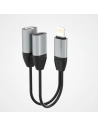 Hurtownia GSM - Adaptér audio Dudao Lightning - Lightning/3,5mm mini jack šedý (L17i) - DDA77 - {ean13} - Hurt
