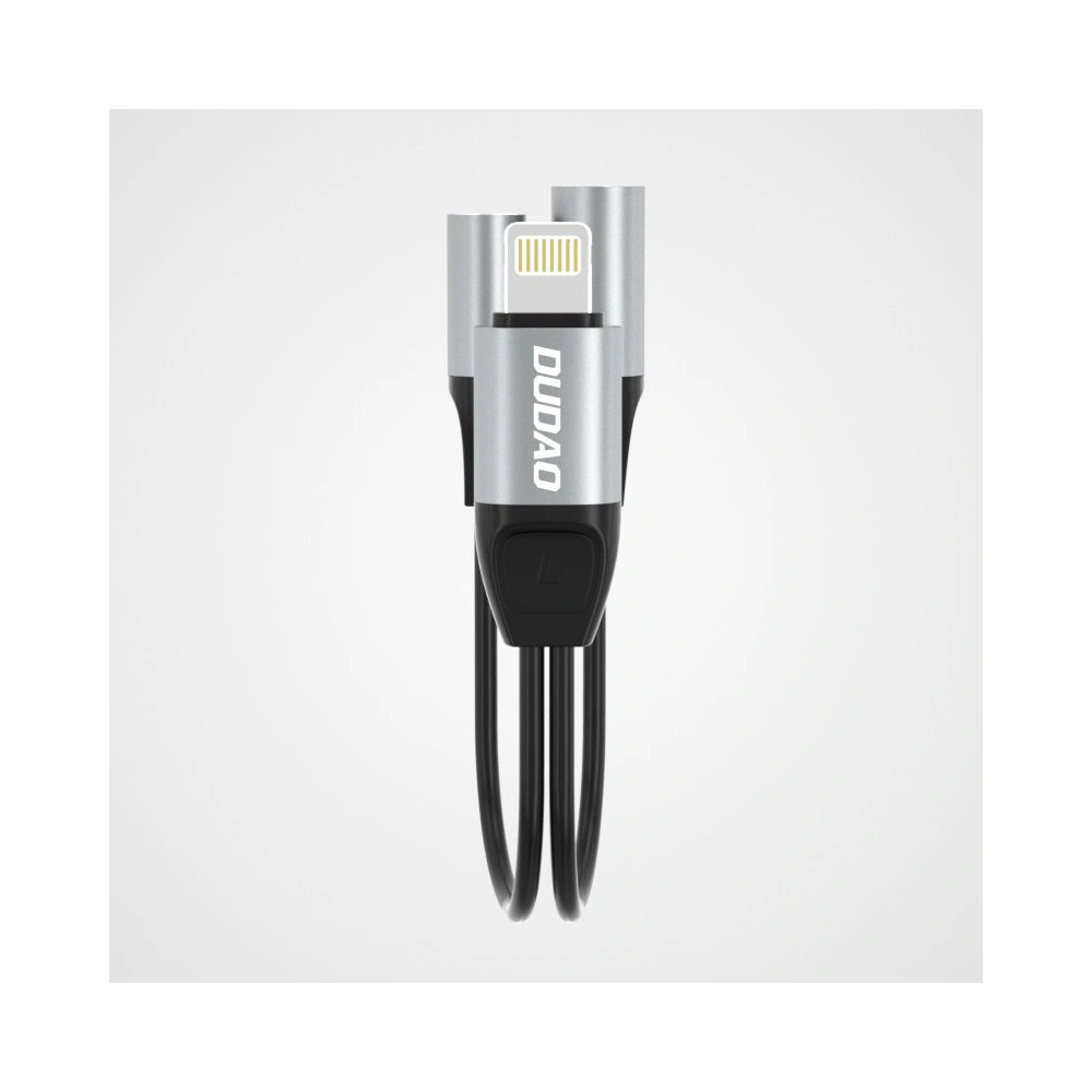 Hurtownia GSM - Adaptér audio Dudao Lightning - Lightning/3,5mm mini jack šedý (L17i) - DDA77 - {ean13} - Hurt