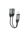 Adaptér audio Dudao Lightning - 2x Lightning šedý (L17i)
