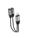 Hurtownia GSM - Adaptér audio Dudao Lightning - 2x Lightning šedý (L17i) - DDA78 - {ean13} - Hurt