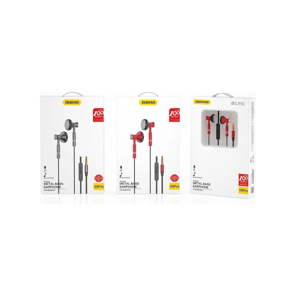 Hurtownia GSM - Căști Dudao 3,5mm mini jack gri (X8Pro) - DDA80 - {ean13} - Hurt