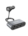Hurtownia GSM - Auto nabíječka Dudao 2xUSB/3x rozdělovač zapalovače černá (R1Pro) - DDA95 - {ean13} - Hurt